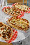 Four Sonny's Bistro Pizzas - Loaded Pepperoni, Margarita, Sonny's Special and Ham with Fresh Pineapple